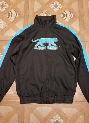 Airness спортивная кофта с лампасами черная олимпийка куртка ветровка 12