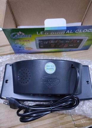 Настільний электроный годинник st vst-868