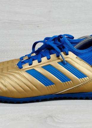 Дитячі футбольні кросівки з носком adidas predator оригінал, розмір 38 (сороконіжки, копочки)9 фото