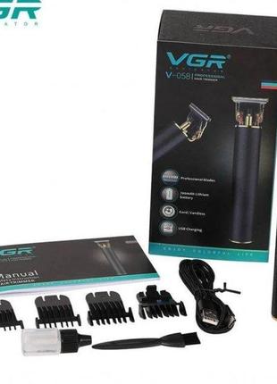 Акумуляторна машинка для стриження волосся vgr v 058 бездротов...