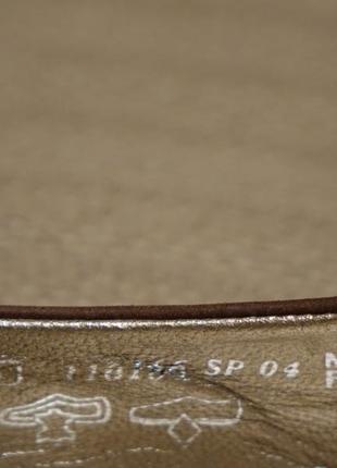Изящные формальные коричневые кожаные туфли -лодочки gabor германия 6 р. ( 26,3 см.)5 фото