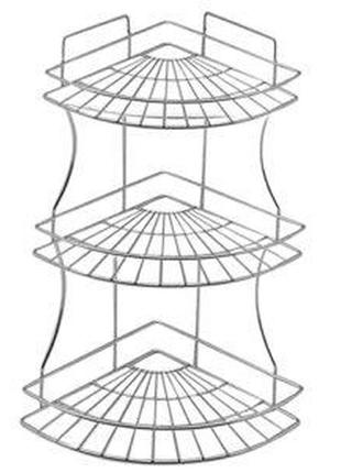 Полка в ванную 3яр угловая 49*20см r84836 (8шт)