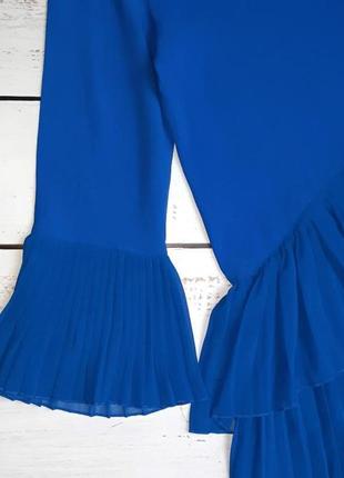 1+1=3 шикарне електрик синє коротке плаття сукня zara, розмір 44 - 464 фото