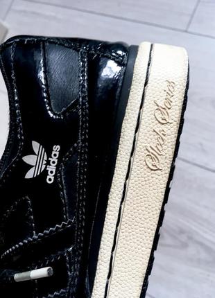 Adidas sleek series кросівки чоловічі чорні шкіряні оригінал 383 фото