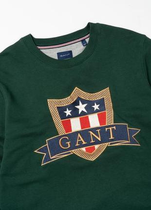 Gant banner shield crew neck sweatshirt мужской свитшот2 фото