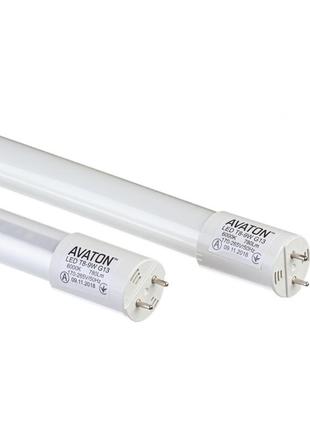 Led лампа т8 1200 мм avaton 18 вт g13 нейтральна біла 4000k