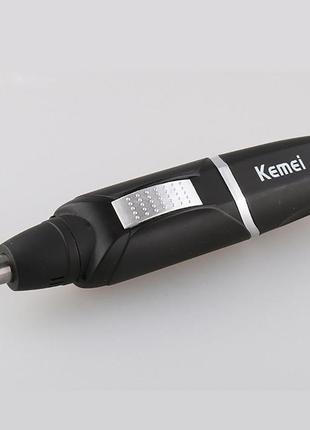 Тример для носа бездротовий на батарейках kemei km-511