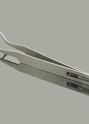 Пінцет для ремонту електроніки gooi ts-15 металевий, вигнутий ...