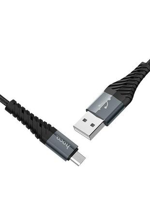 Usb-кабель hoco x38 cool charging micro usb 2.4 a 1 м нейлонов... 2