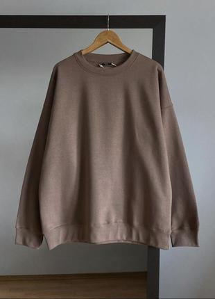 Basic oversized brown sweatshirt by cropp (світшот)