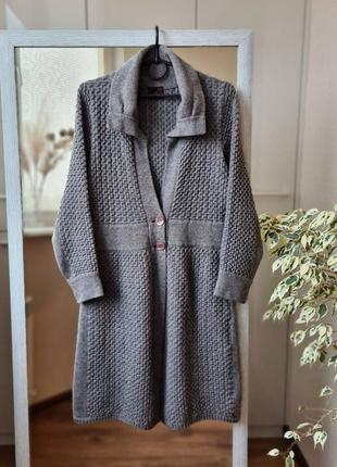 Теплый кашемировый кардиган красивой вязки 100% кашемир италия 🌺