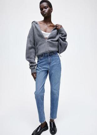 Джинсы Jupe mi longue rose plissée de chez H&m taille 36 44 размер