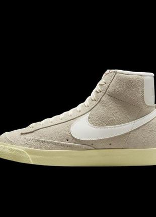 Кроссовки nike blazer mid 77 vintage beige2 фото