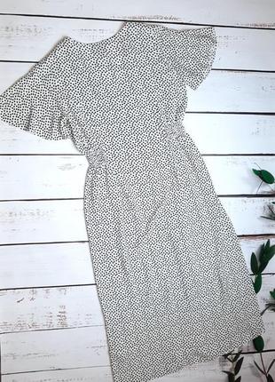 Базова ніжна приталена сукня міді в геометричний принт new look, розмір 44 - 467 фото