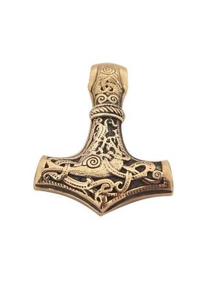 Підвіска, амулет молот тора маммен "мьельнир" mijollnir4 фото