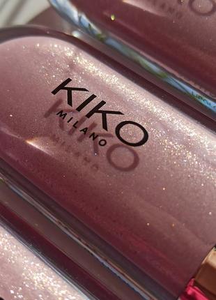 Самый популярный блеск для губ 3d hydra lipgloss 27 оттенок kiko milano