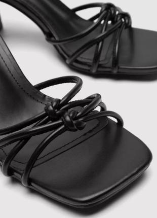 Черные босоножки на каблуке entertain deezee &amp;cc5 фото