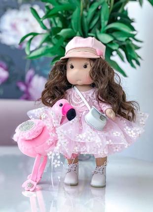 Куколка с розовым фламинго3 фото