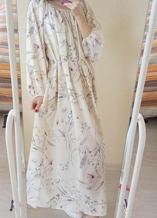 Нежное легесенье летнее платье миди от h&m4 фото