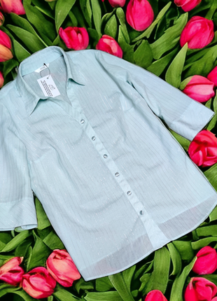 Красивая рубашка блуза m&s малайзия этикетка1 фото
