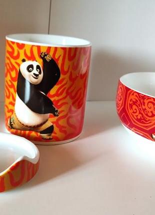 Набор посуды панда кунг фу подарочный для фанатов мультфильма7 фото
