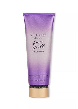 Крем лосьон для тела шиммер виктория сикрет лав victoria’s secret love spell shimmer виктория сикрет крем лосьон для теленка3 фото