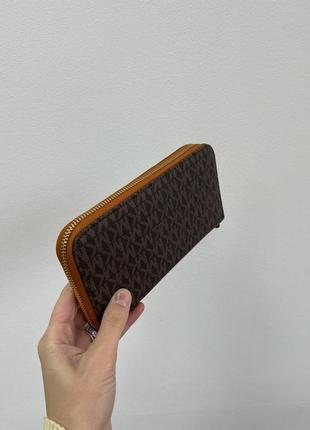 Гаманець michael kors wallet brown/ginger2 фото