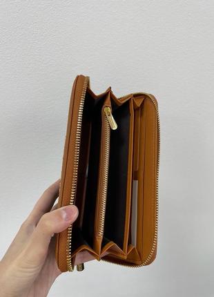 Гаманець michael kors wallet brown/ginger3 фото