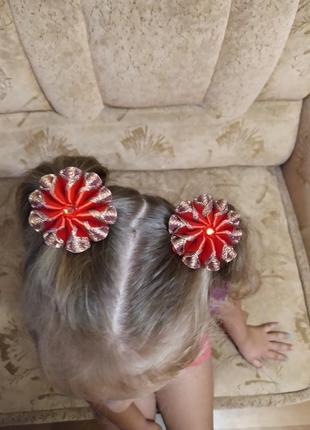 Резиночки для волос "маленькие зефиринки"8 фото