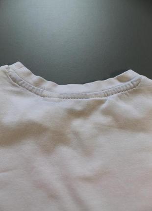 Белая футболка в цветную полоску от h&amp;m, 2-4 рочки6 фото