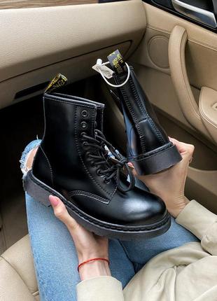 Ботинки dr. martens classic black черевики6 фото