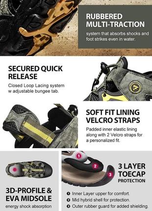 Трекінгові чоловічі сандалі atika. нові. куплені в сша