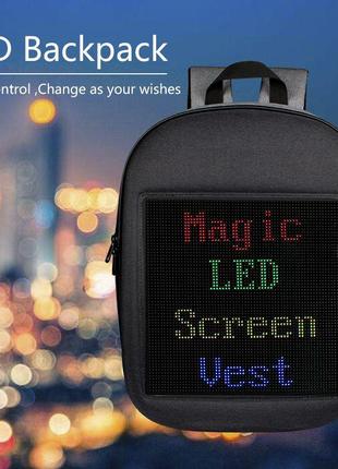 Стильний рюкзак з led-екраном.7 фото