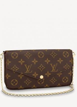 Клатч louis vuitton felicie monogram