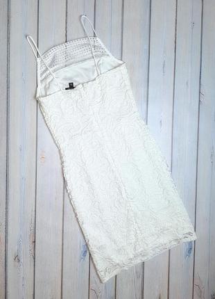 🤩1+1=3 шикарна біла мереживна сукня плаття topshop, розмір 42 - 444 фото