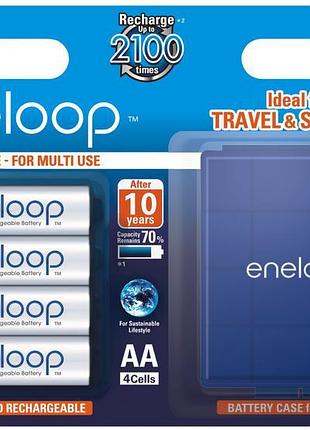 Акумулятор panasonic eneloop bk-3mccec4be+case, aa/(hr6), 1900...