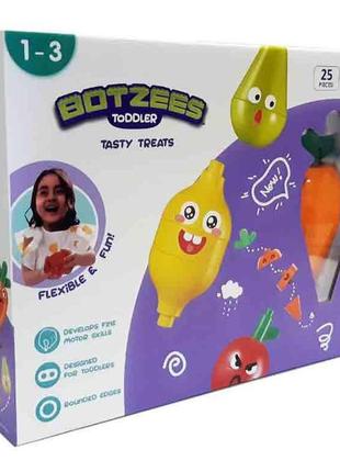 Розвиваючий дитячий конструктор botzees toddler – tasty treats...