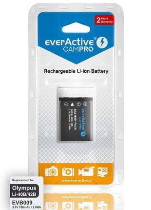 Акумулятор для камери everactive campro (evb009), lipo 700mah,...