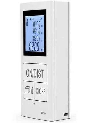 Лазерна рулетка, далекомір лазерний 30м mini protester d30