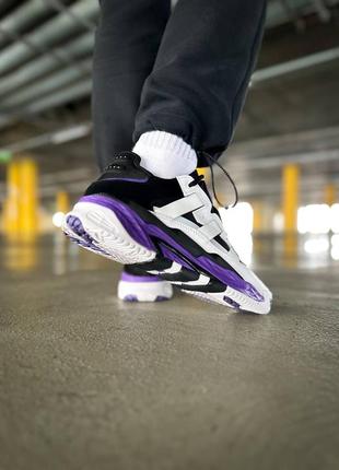 Кроссовки мужские адидас adidas niteball "white purple3 фото