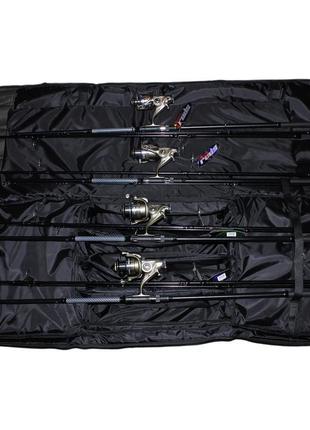 Короповий набір "еліт pro" | 4 спінінга (карбон) 3.3 м., 4 кот...