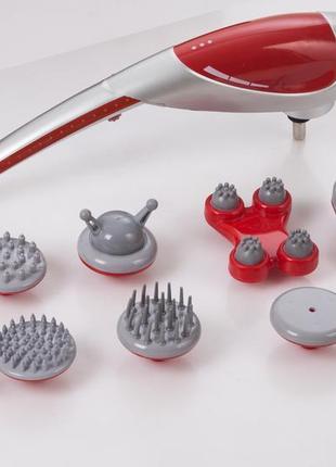 Ручний масажер zenet zet-718 універсальний вібромасажер для ті...