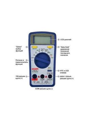 Мультиметр цифровий toptul eaab0260e