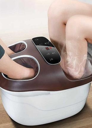 Масажер і гідромасажна ванночка benbo zy-9058 2в1 для ніг, пед...