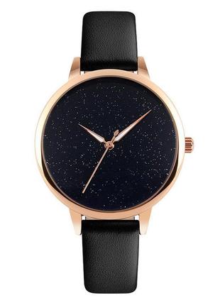 Оригінальні жіночі годинники skmei (скмей) moon 9141black