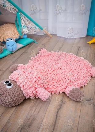 Мягкая игрушка барашек свен коврик розовый