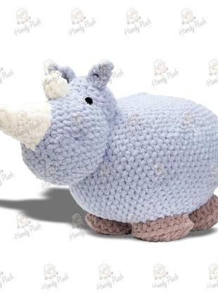 Мягкая игрушка носорог пуф3 фото