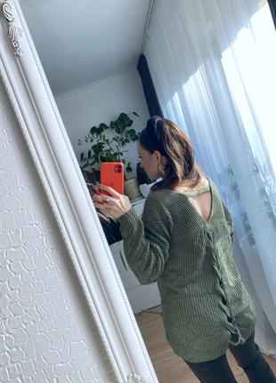 Свитер с красивой спинкой 8