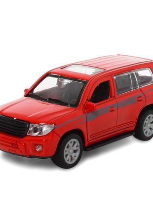 Металева колекційна машинка toyota land cruiser 200, іграшкова...4 фото