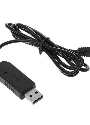 Зарядний кабель для рації від usb 4.0x1.7 мм 9 в 1 а